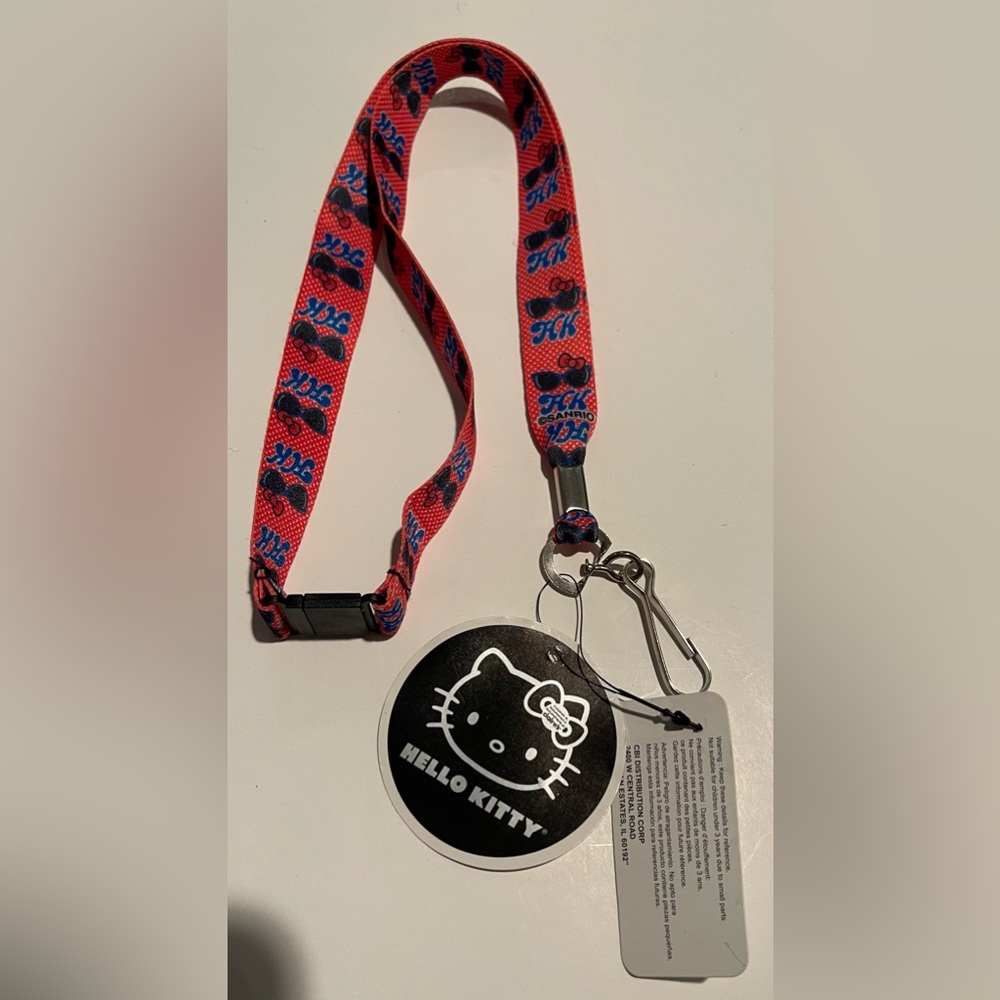 Hello Kitty Red & Blue Sunglasses Lanyard